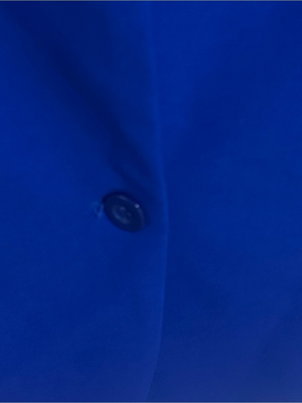Boutique Royal Blue Single-Button Women's Blazer - Picture 3 of 7